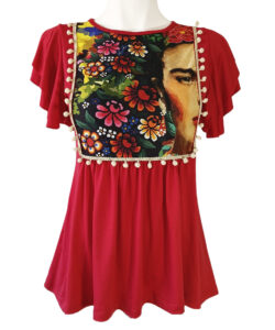 Blusa Toscana rojo frida
