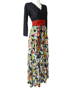 Alternative view of Vestido Dora Olanes Verticales flores verdes