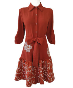 Vestido Camisero Talavera shedron cenefa bord