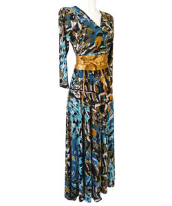 Alternative view of Vestido Tua Largo azul mar