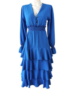 Vestido Australia Olanes azul rey
