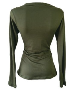 Alternative view of Blusa Cubeta Ml olivo