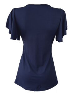 Alternative view of Blusa Toscana marino colibrí