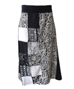Falda Hippie patch brocado